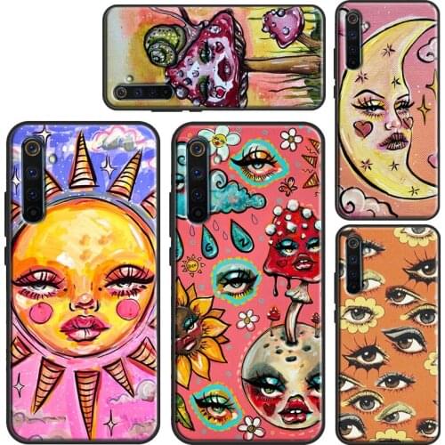 Indie Hippie Case For OPPO Realme 8 Pro 6 7 Q3 Pro C3 C11 C15 C21 GT OnePlus 8 Pro 9 Pro 7T 8T 9R Cover
