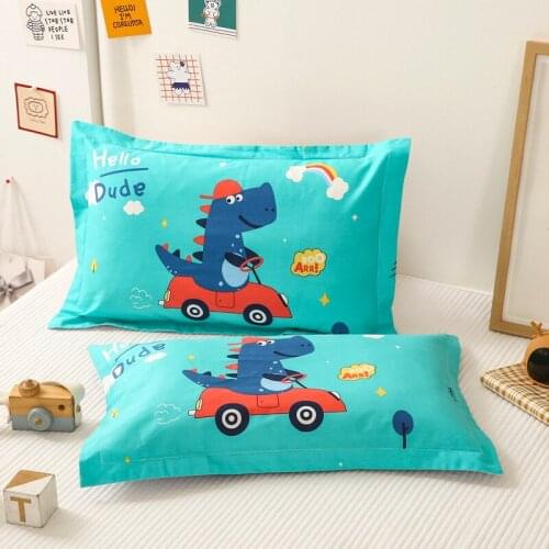 Pure cotton pillow case and pillow core rest four seasons sleep baby pillow core neck super soft protection pillow 30 * 50cm