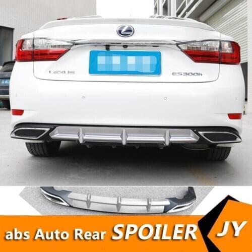For Lexu ES250 ABS Rear Bumper Diffuser Protector For 2015-2017 Lexus ES2300 Body kit bumper rear Front shovel lip rear spoiler