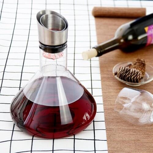 European style wind waterfall high borosilicate glass decanter fast red wine filter home wine dispenser bar accessories 1600ML