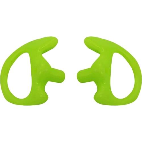 Two Way Radio Ear Mold Replacement Soft Silicone Ear Insert Earmold for Acoustic Coil Tube Earpiece Small Medium Large 7 color