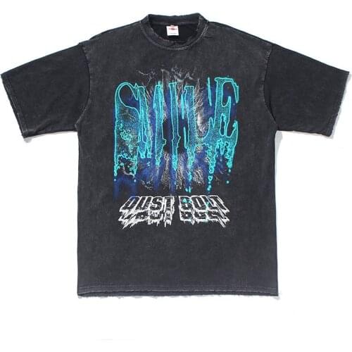 SEVEYFAN 2021 Mens Fashion Letters Printed Tees Hip Hop Oversize Tees Summer Short Sleeve Cotton Tops for Male