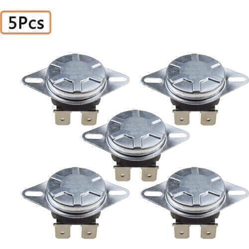 5Pcs Gas Water Heater Thermostat Controller KSD301 10A 240V Pop Up Thermostat Valve 0-95 Degree Gas Water Heater Parts
