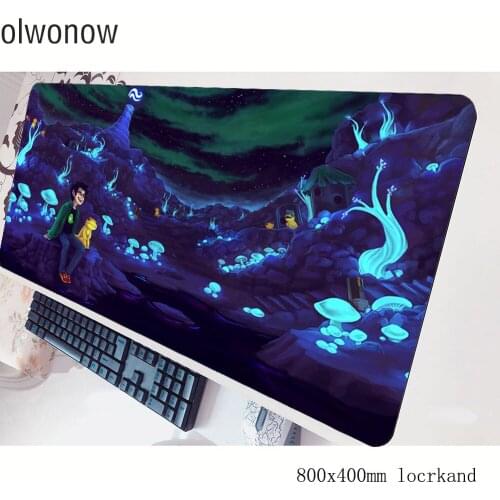 Homestuck mousepad gamer thick 800x400x3mm gaming mouse pad locrkand notebook pc accessories laptop padmouse ergonomic mat