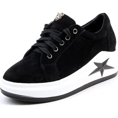 18 age season new sneakers leisure leather thick soles 31-45 lace-up shoes size code 18313