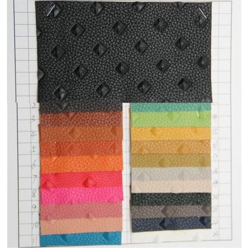 Synthetic leather material High-quality retro upholstery leather litchi decoration PU leather fabric