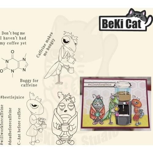 German animal friendships Clear Stamps for DIY Scrapbooking/Card Making Fun Decoration Supplies