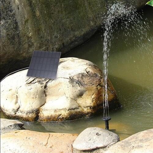 Hot SOLAR WATER PUMP FOR FOUNTAIN GARDEN POND Small Type Solar Power for Pool Garde Landscape