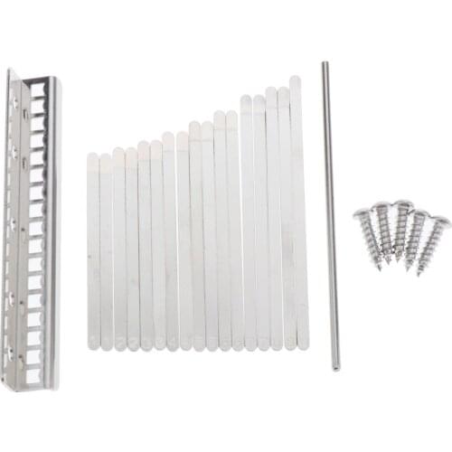 Durable Kalimba 17 Key DIY Thumb Piano Keys Saddle Replacement Parts Accs