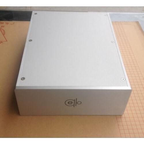 QM Latest Cello full aluminum enclosure amplifier case silver/black amplifier chassis diy enclosure aluminium amp case