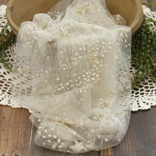 Newborn Photography Props Star River Bronzing Mesh Wrap Blanket Baby Photo Shooting Background Accessories 40x160cm