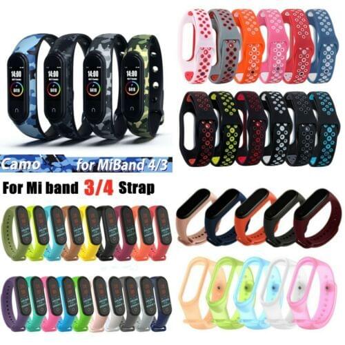Breathable Strap for Xiaomi Mi Band 4 Silicone Wrist Strap WristBand Bracelet for Xiaomi MiBand 4 3 Miband Strap Replacement