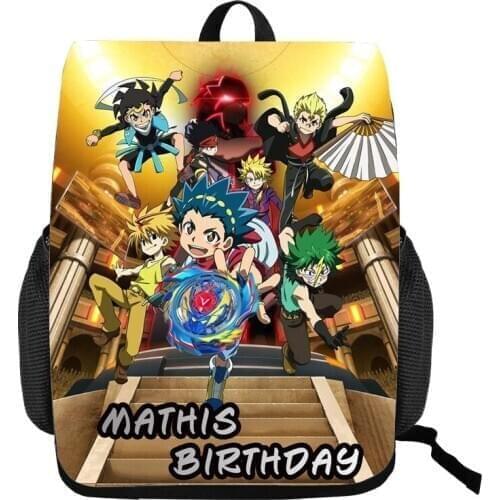 Beyblade G-Revolution Backpack Teenager Knapsack Children Back To School BookBags Student pencil case Boys Girls Travel bag