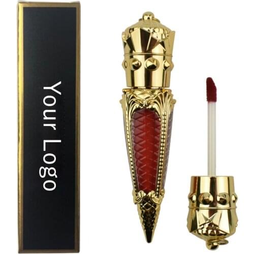 Private Label Liquid Lipstick Wholesale No Logo Lip Gloss Tubes With Wand Bulk Cosmetics Long Lasting Lipgloss Vendors