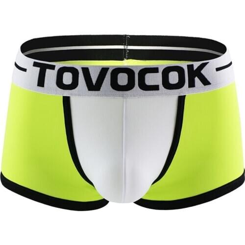 Four Corners Knicker Mens Medium Waist Viscose Large Size MENS Boxers Popular Brand Contrast Color Breathable Knicker Mens