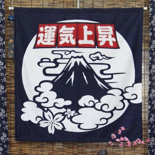 Japanese izakaya fabric partition decoration hanging porch curtain bedroom kitchen living room simple door screen