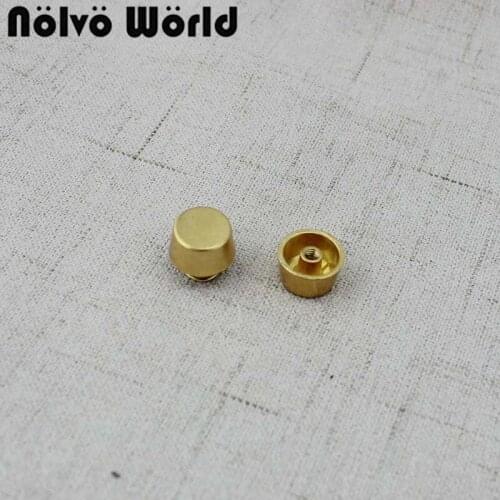 10-50 Pcs 12mm Special gold Round head Rivet Screw Dectrative Studs Button Nail Rivet Leather Hardware For hangbags