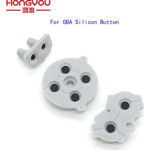 120Sets High Quality conductive rubber pads for Gameboy Advance for GBA console button silicone pads replacement