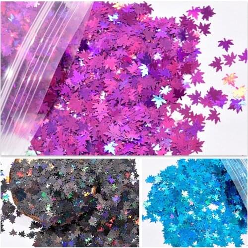 3 Shaped 10g/bag Holographic Nail Art Glitter 3D Micro Flakes Colorful Sequins Polish Manicure for Nail Glitter Decoration 1-3MM