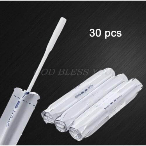 30Pcs/Box Wet Alcohol Cotton Swabs Double Head Cleaning Stick For IQOS 2.4 PLUS For IQOS 3.0 LIL/LTN/HEETS/GLO Heater Drop Ship