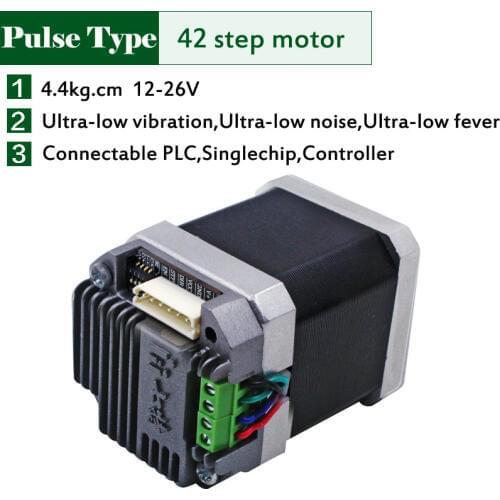 Micro Pulse Signal 42 Step Motor+Driver 62Oz-in for Engraving Machine UIM240 Nema17 Stepper Motor+Controller