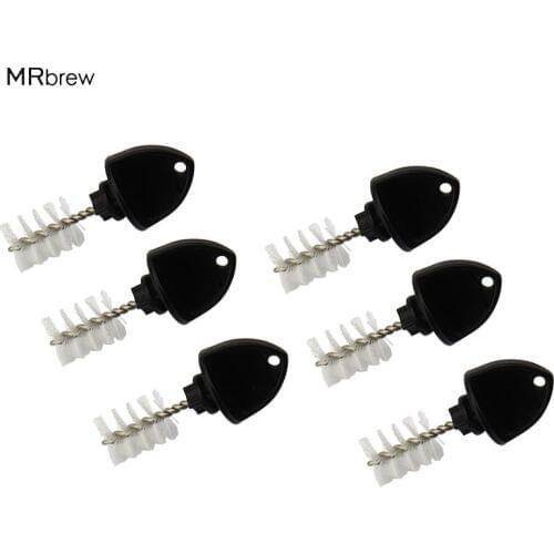 6 x Draft Beer Tap Faucet Plug Brush Cleaning Brush Sanitary Taproom Accessory