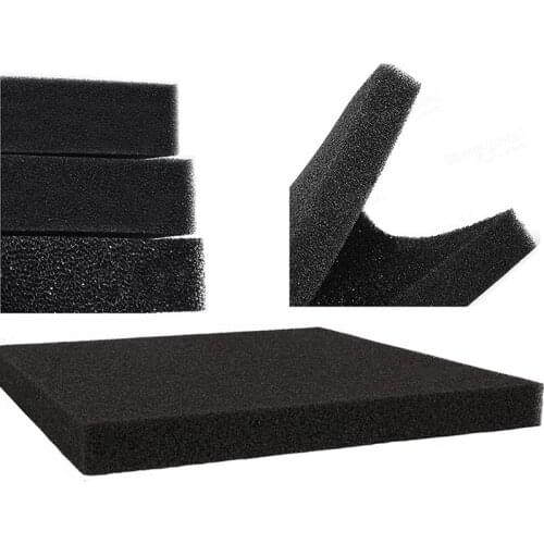 Aquarium accessories Practical Biochemical decoration Cotton Sponge Aquarium Filter Fish Tank Pond Black Foam sponge Tank