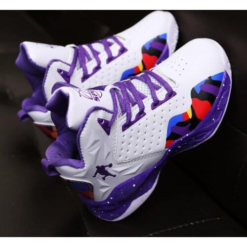 Boys Brand High Quality Basketball Shoes Non-slip Kids Sneakers Children Sport Shoes Child Boy Basket Trainers Athletic