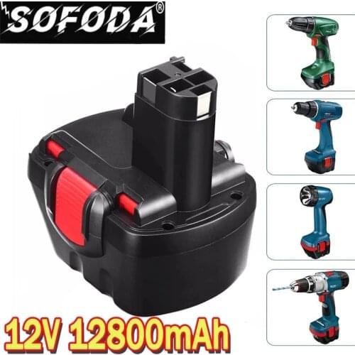 For Bosch 12V 12800mah PSR 1200 Rechargeable battery GSR 12V 12.8AH AHS GSB GSR 12V E-2 BAT043 BAT045 BAT046 BAT049 BAT120 BAT13