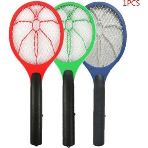 Electric Anti Mosquito Swatter Cordless Battery Power Insects Fly Killer Racket