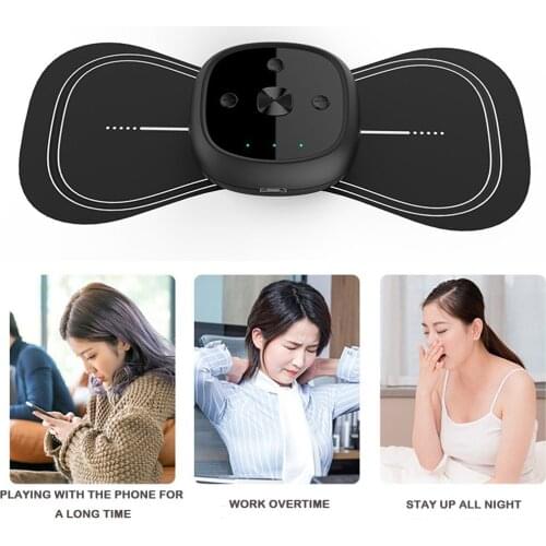 Neck massager portable cervical spine instrument massage physiotherapy instrument stimulator pain relief portable electric