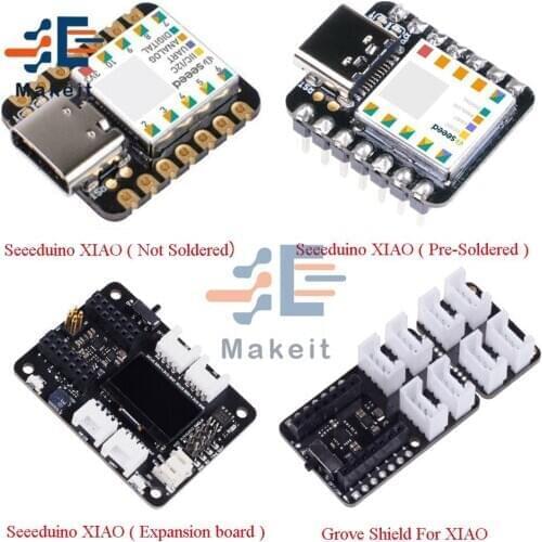 SAMD21 48MHZ Cortex M0 32 Bit Microcontroller USB UART I2C SPI Interface Grove Shield Expansion Board Module for Seeeduino XIAO