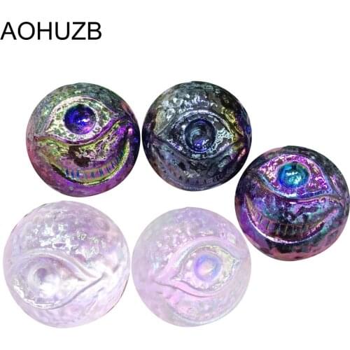 Natural Crystals Quartz High Quality Aura Eye Moon Sphere Energy Reiki Healing Stone Ball Room Home Aquarium Decoration Gemstone
