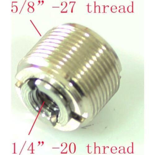 New assembly unit Microphone Mic Screw Clip Thread 1/4" to 5/8" Adaptor