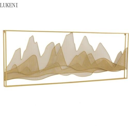 New Chinese Style Porch Wall Decoration Hotel Living Room Sofa Decoration Creative Landscape Wall Decoration Wall Hanging