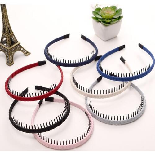6pcs Plastic Teeth Comb Hairband Hair Hoop Headband Headwear Accessory for Lady Girls Women