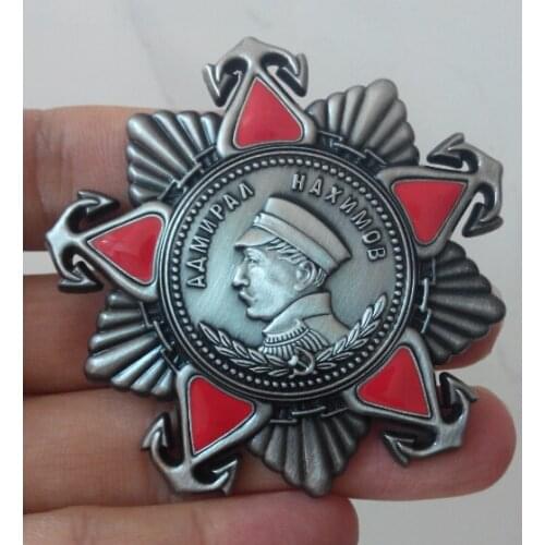 The Order of Admiral Nakhimov 2nd Class Soviet Military Medal Rare Copy WWII Collection