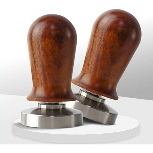 Food Grade 53mm 51mm Espresso Coffee Tamper Coffee Pull Cup Press Flat Base Barista Accessories Wholesale Free Shipping