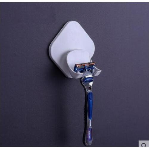 Manual razor hanger free punching rack bathroom bathroom razor shelf scraper storage bracket