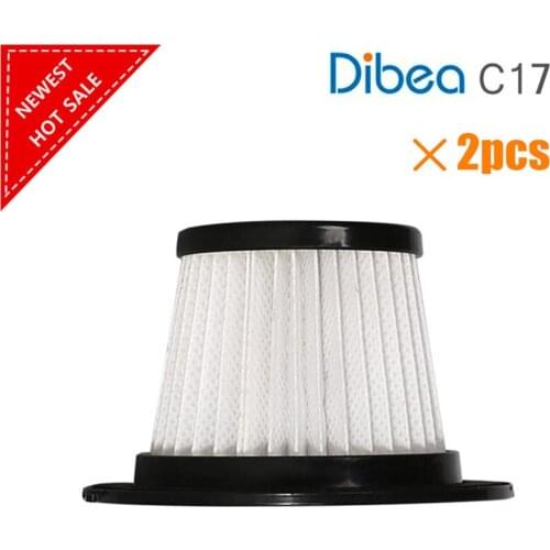 2pcs Replacement Hepa Filter For Dibea C17 T6 T1 Cordless Stick Vacuum Cleaner