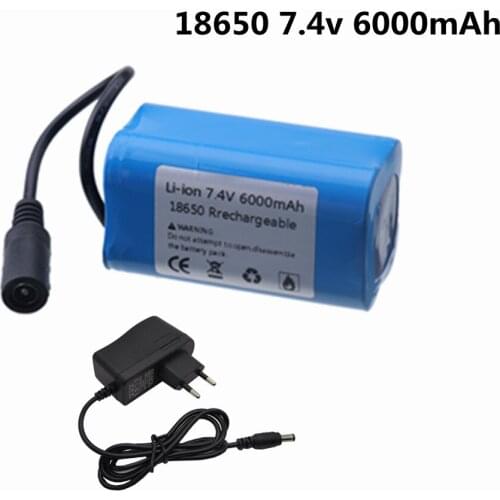 T188 T888 2s 7.4V 6000mah rechargeable Lipo battery For T188 T888 2011-5 RC Fish Finder Fishing Bait toys Boats Spare Parts