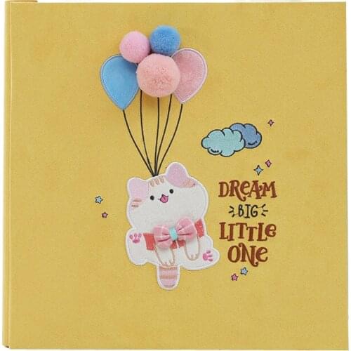 Creative Baby DIY Photo Album Self Adhesive Film Covered Family Album 40 Sheets 18 Inch Childrens Growth Records Album ZH437