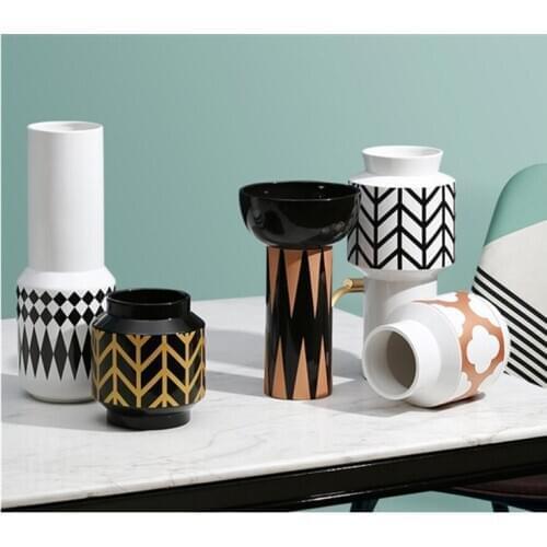 Scandinavia style flower vase ceramic vase home centerpiece new flower pots wedding decor unique large