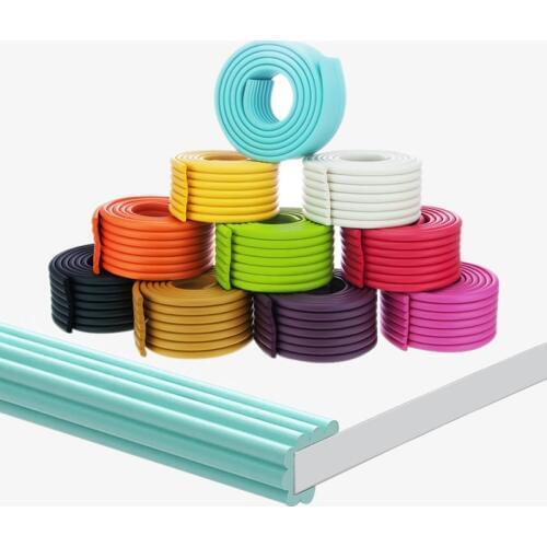 2M Baby Safety Table Desk Strip Edge Wave W-shaped Soft Table Desk Furniture Edge For Children Bar Protection Home Cushion Guard