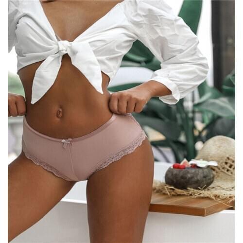 Ladies Thin Floral Edge Transparent Briefs Lace Hollow Out Seamless Lingerie Thong Temptation Panties Women Sexy Underwear