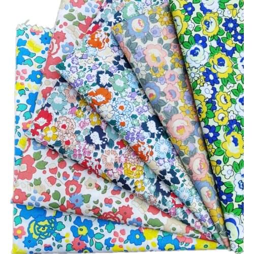 145x50cm 40s Spring Summer Cotton Poplin Sewing Fabric Making Womens Wear Dress Children Clothing Home Clothes Cloth