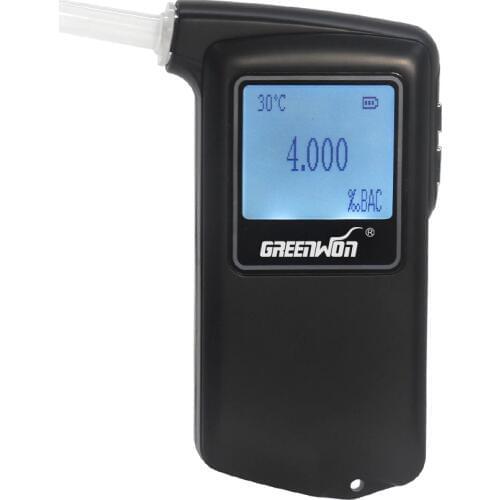 2019 Newest high accuracy Prefessional Police Digital Fuel cell sensor breath alcohol tester Breathalyzer AT-868F