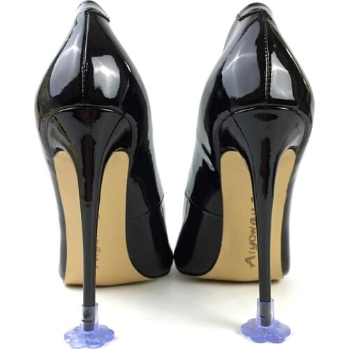 5 Pairs High Heels Protectors Latin Dance Stiletto Covers Heel Antislip High Heeler PVC Caps Trasparent Wear-resistant Soft Base