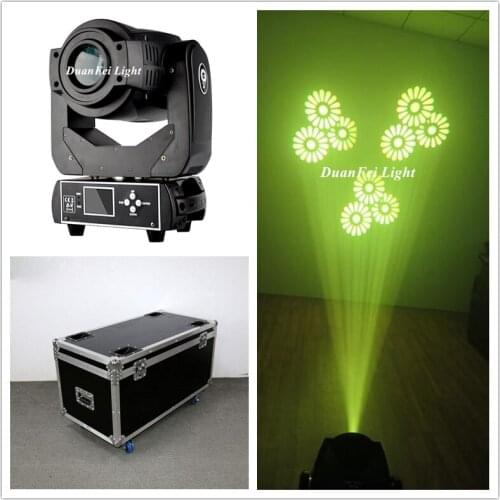 4PCS+Flightcase) High Quality Party Stage Light Dj Prism 3 Facet 90w Moving Head Led Spot