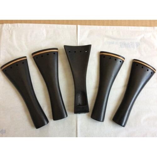 5 pieces violin tailpieces 4/4 Baroque style , ebony dark tailpiece
